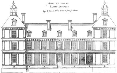 Engraving from Le premier volume des plus excellents Bastiments de France by Jacques I Androuet du Cerceau